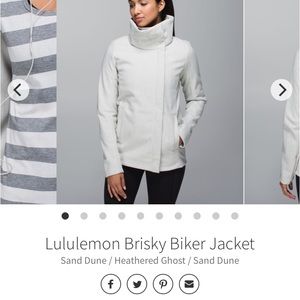 lululemon Brisky Biker Jacket size 6